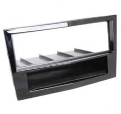 1-DIN Radioblende Schwarz Klavierlack Opel Astra H
