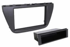 1+2 DIN Radioblende, Schwarz Suzuki 000.430S1-0