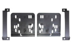 2-DIN Radioblende , Schwarz Dodge 002.052-0