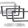 2-DIN Profiblende Astra H Schwarz Matt -Audiogeräte Geschäft 002.155MP1 0 2 DIN Profiblende Astra H schwarz matt 1