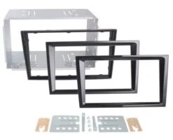 2-DIN Profiblende Astra H Schwarz Matt