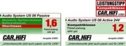 Audio System US 08 PASSIVE -Audiogeräte Geschäft CHS13481 Audio System US 08 PASSIVE 4