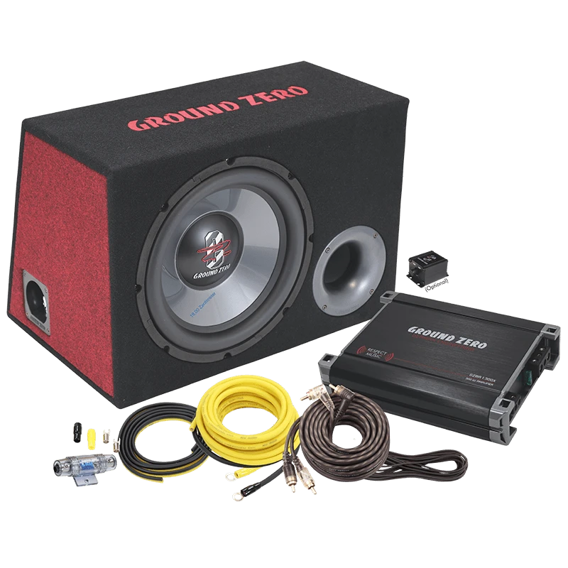 Ground Zero GZ BASS KIT 12.300X-II Incl. Cable 3 Ground Zero GZ BASS KIT 12.300X-II Incl. Cable