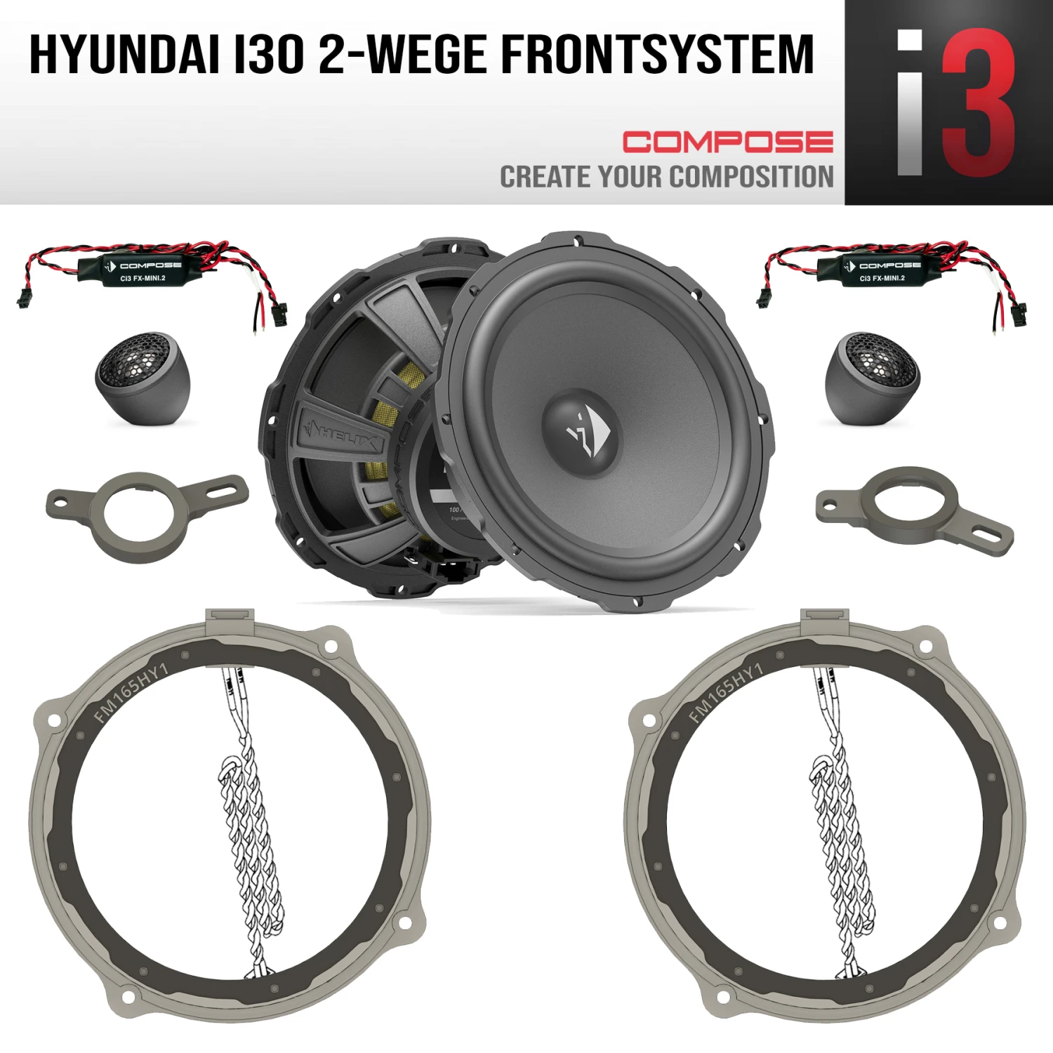 Compose Ci3 K165.2HY1-S3 Hyundai I30 Lautsprecher 3 Compose Ci3 K165.2HY1-S3 Hyundai I30 Lautsprecher